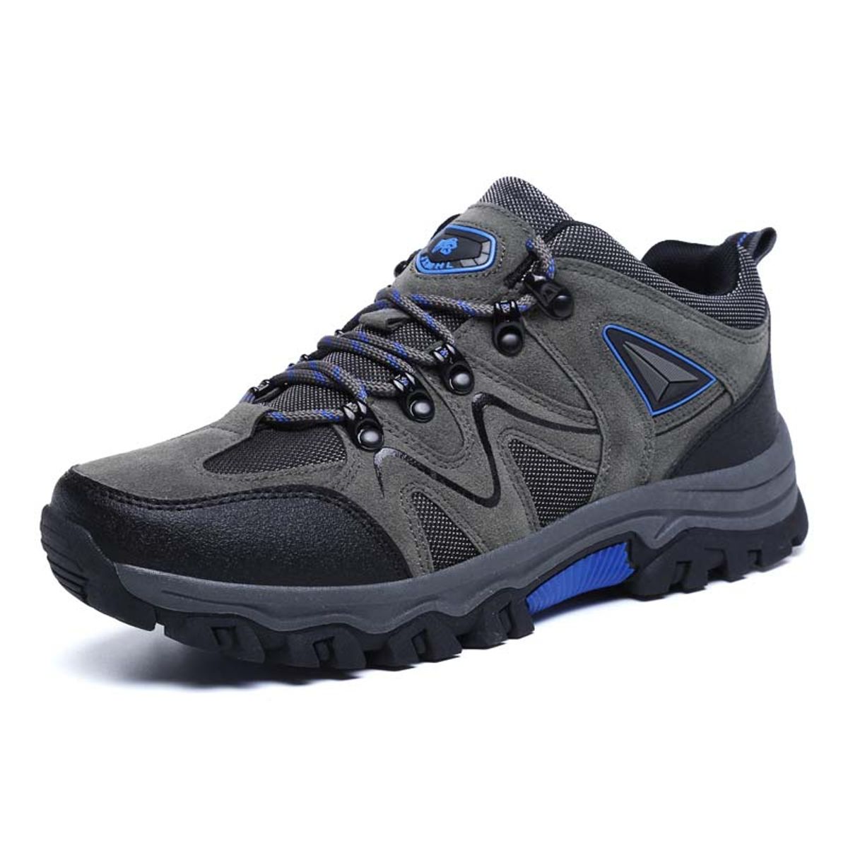SHANDIAN - Zapatillas de Trekking para hombres Café.