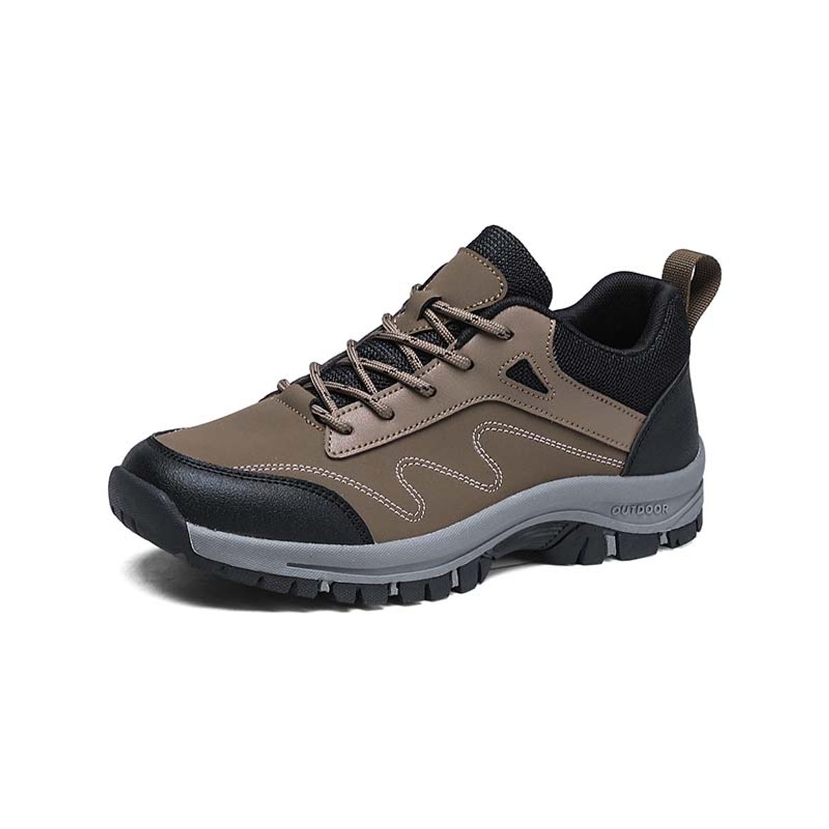 SHANDIAN - Zapatillas de Trekking para hombres Negro.