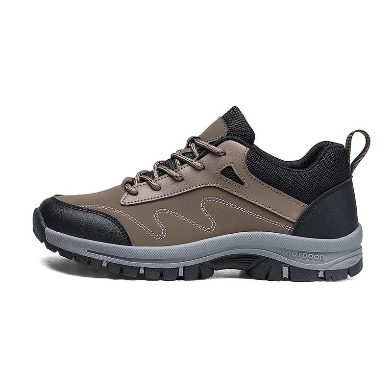 SHANDIAN - Zapatillas de Trekking para hombres Negro.