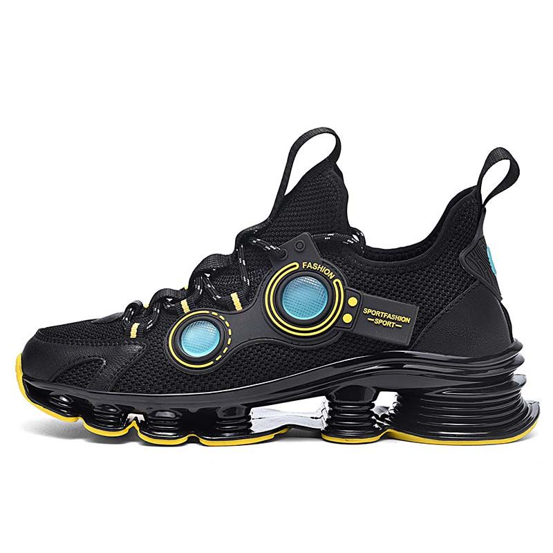 SHANDIAN - Zapatillas de Trekking para hombres Negro.