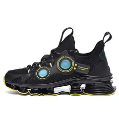 SHANDIAN - Zapatillas de Trekking para hombres Negro.