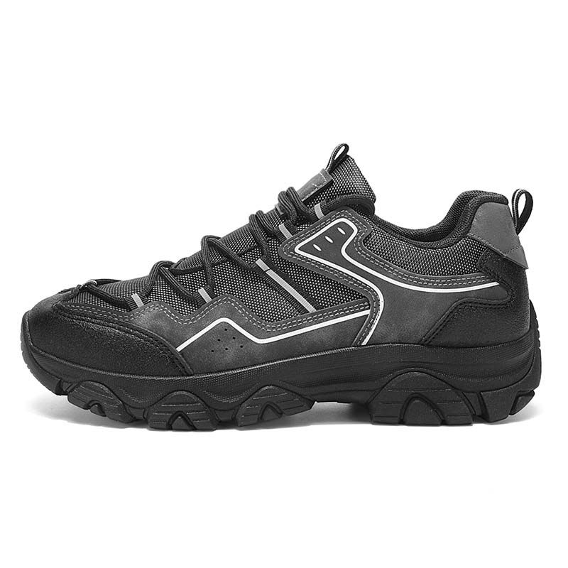 SHANDIAN - Zapatillas de Trekking para hombres Negro.