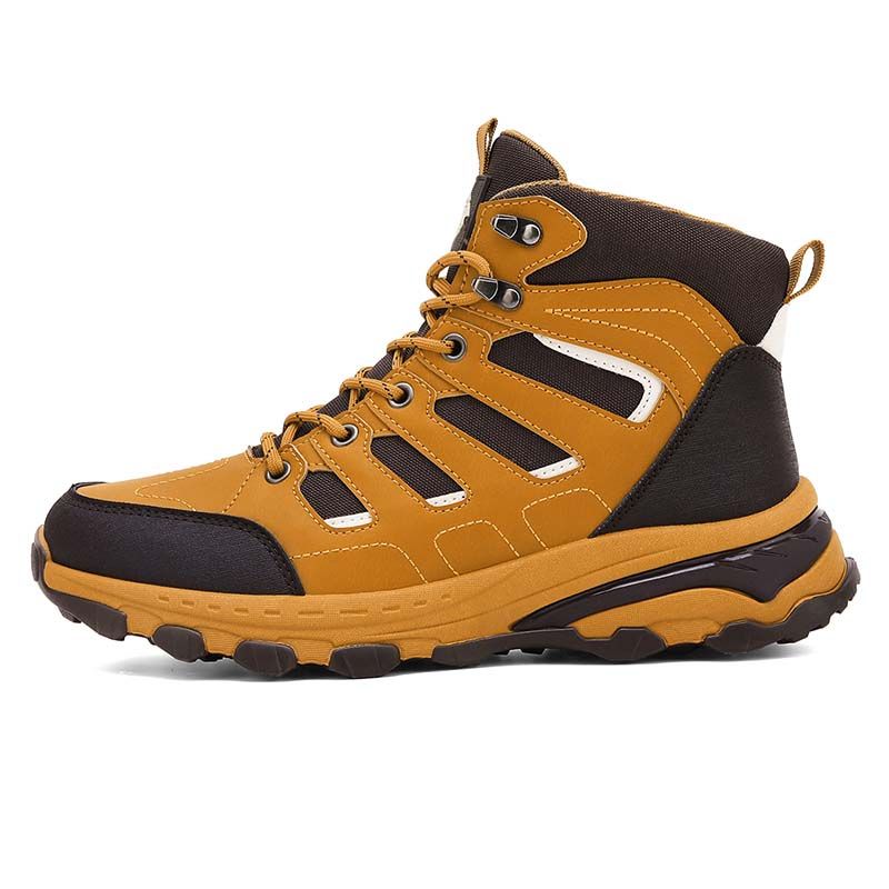 SHANDIAN - Zapatillas de Trekking para hombres Negro.
