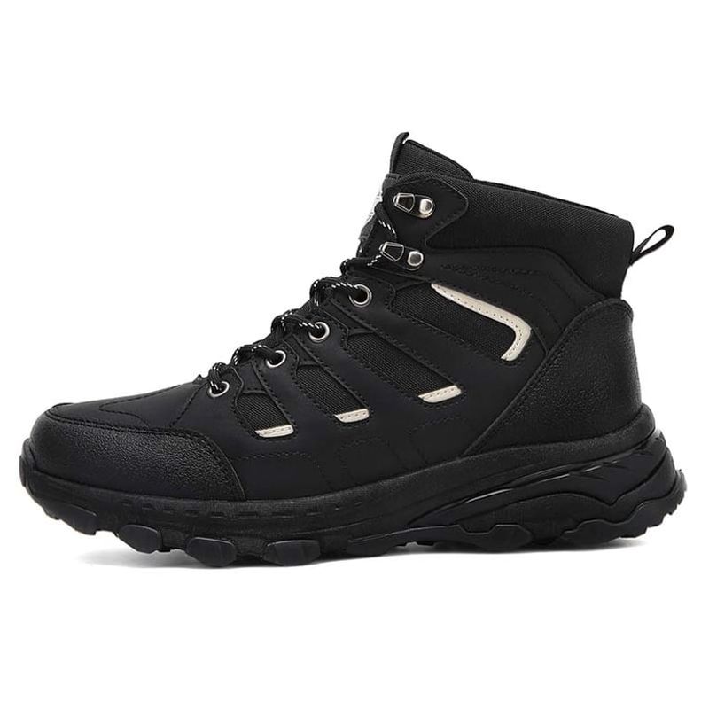 SHANDIAN - Zapatillas de Trekking para hombres Negro.