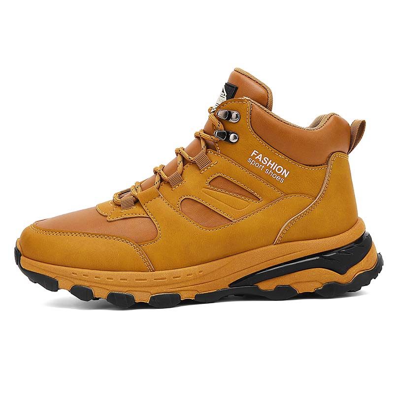 SHANDIAN - Zapatillas de Trekking para hombres Negro.