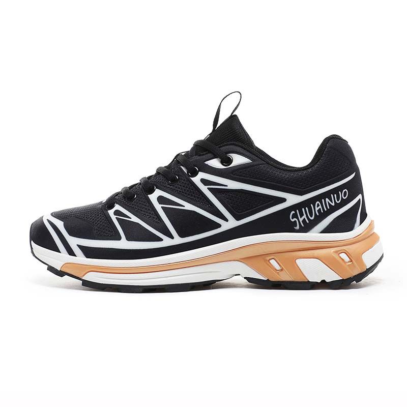 SHANDIAN - Zapatillas de Trekking para hombres Negro