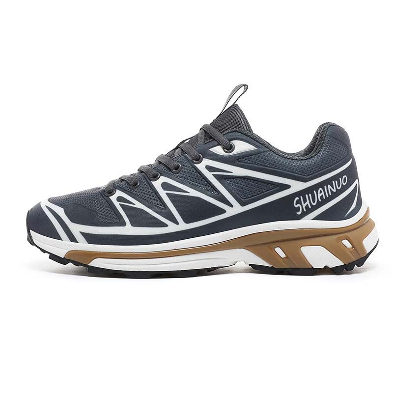 SHANDIAN - Zapatillas de Trekking para hombres Negro
