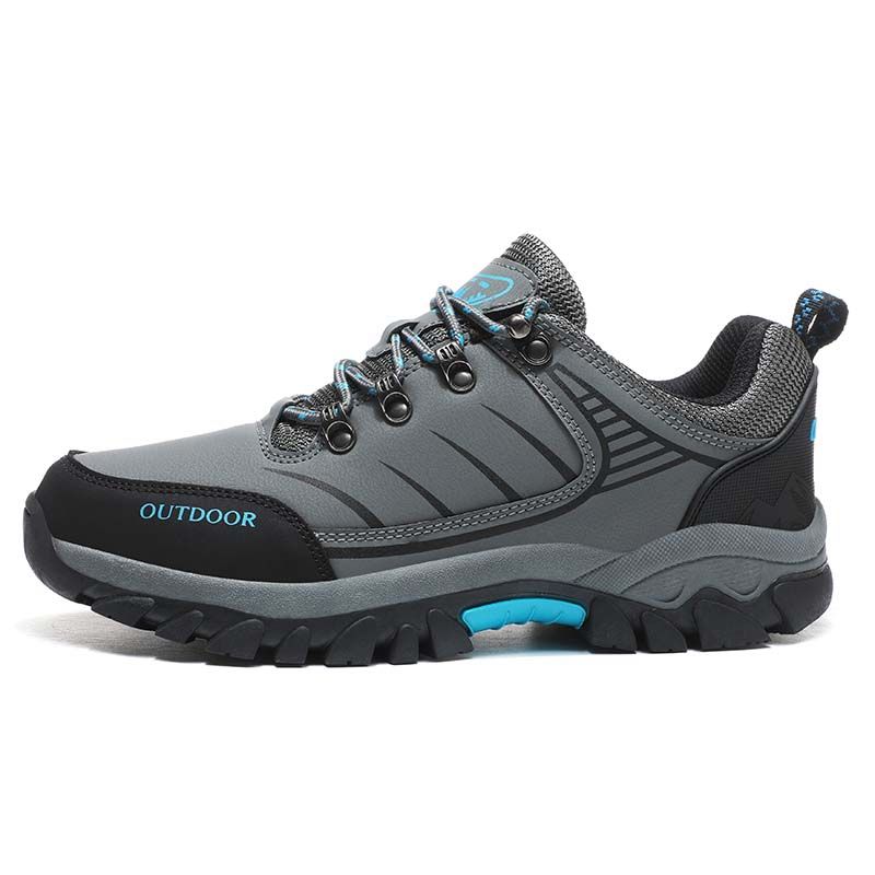 SHANDIAN - Zapatillas de Trekking para hombres Negro.