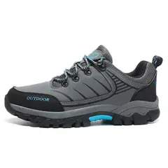 SHANDIAN - Zapatillas de Trekking para hombres Negro.