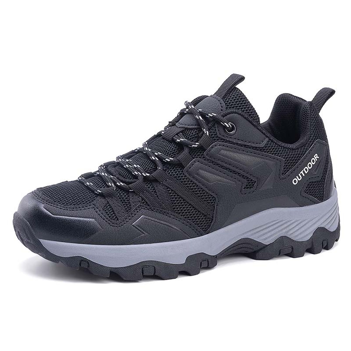 SHANDIAN - Zapatillas de Trekking para hombres Negro.