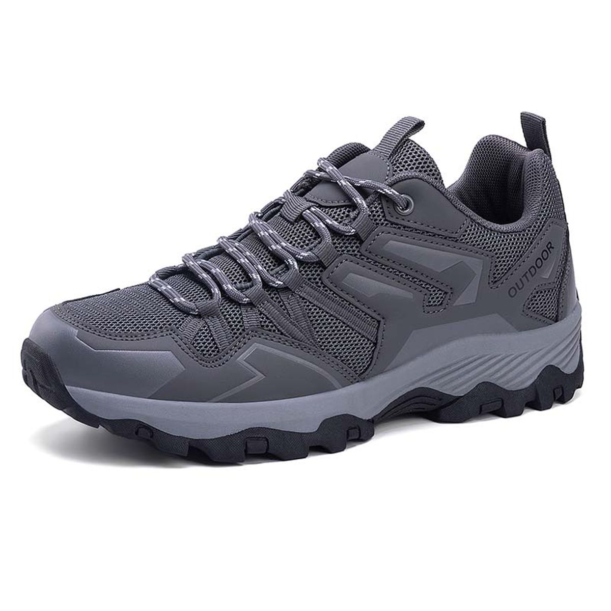 SHANDIAN - Zapatillas de Trekking para hombres Negro.