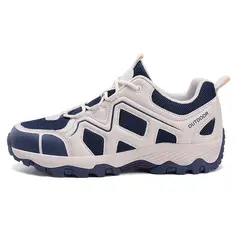 SHANDIAN - Zapatillas de Trekking para hombres Azul.