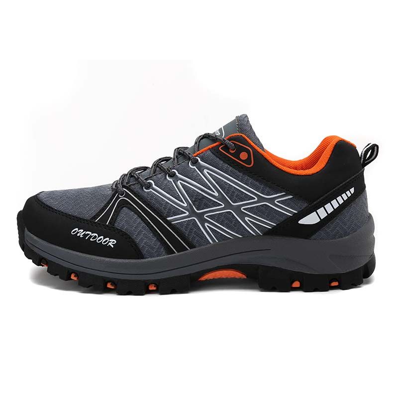 SHANDIAN - Zapatillas de Trekking para hombres Azul.