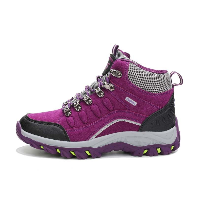 SHANDIAN - Zapatillas de mujer trekking para Azul.