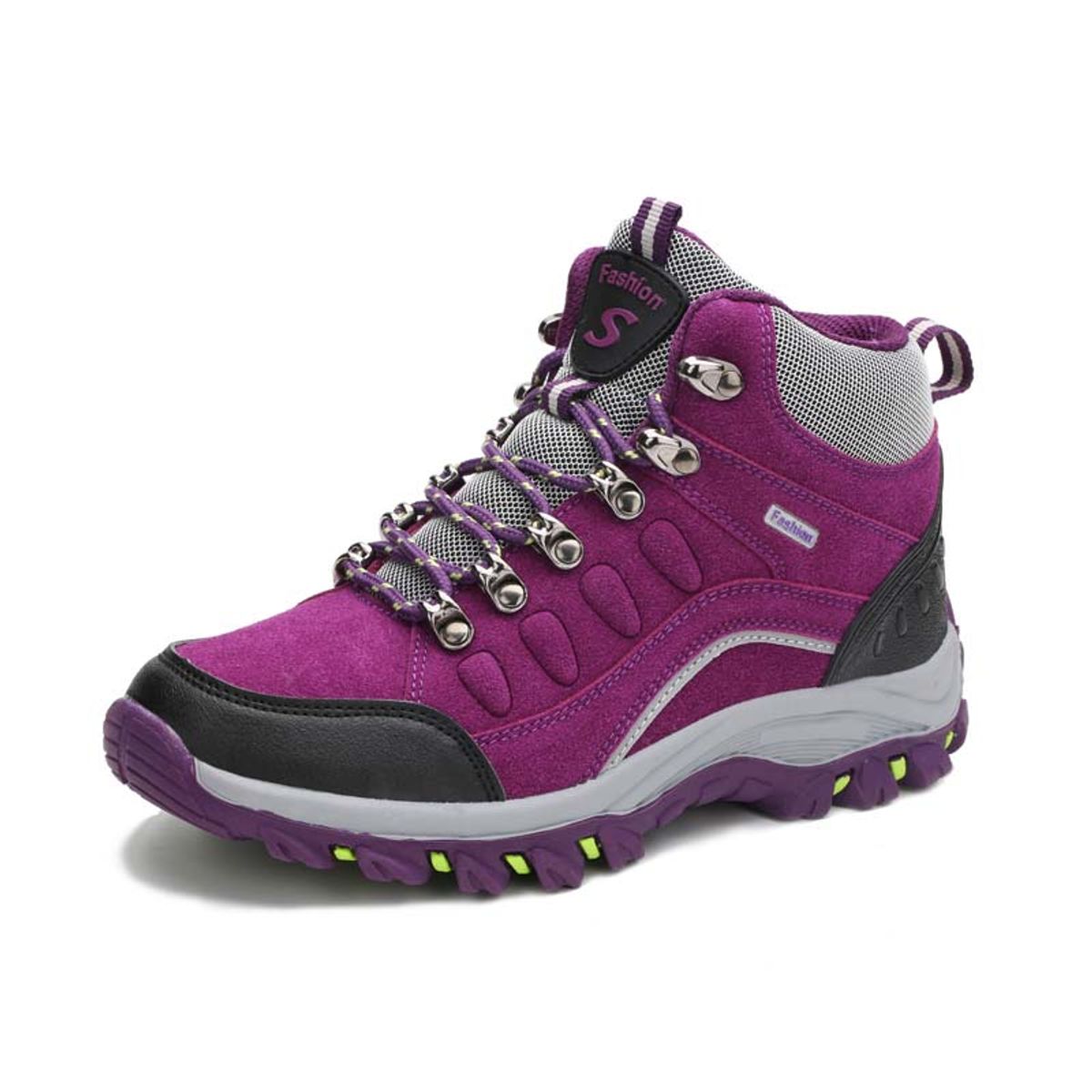 SHANDIAN - Zapatillas de mujer trekking para Azul.