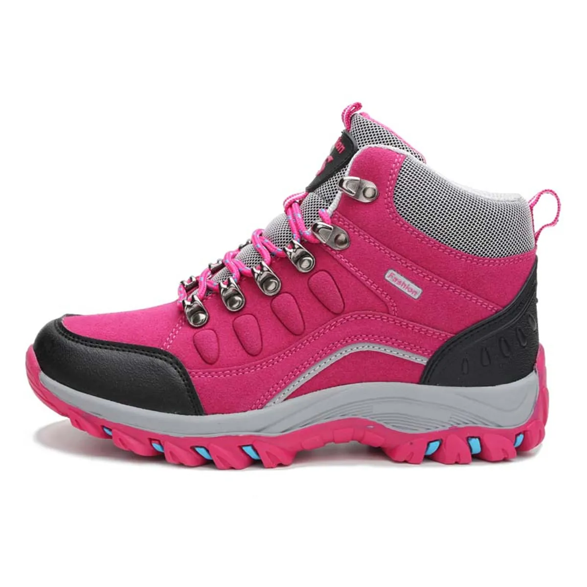 SHANDIAN - Zapatillas de mujer trekking para Azul.
