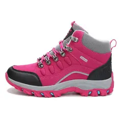 SHANDIAN - Zapatillas de mujer trekking para Azul.