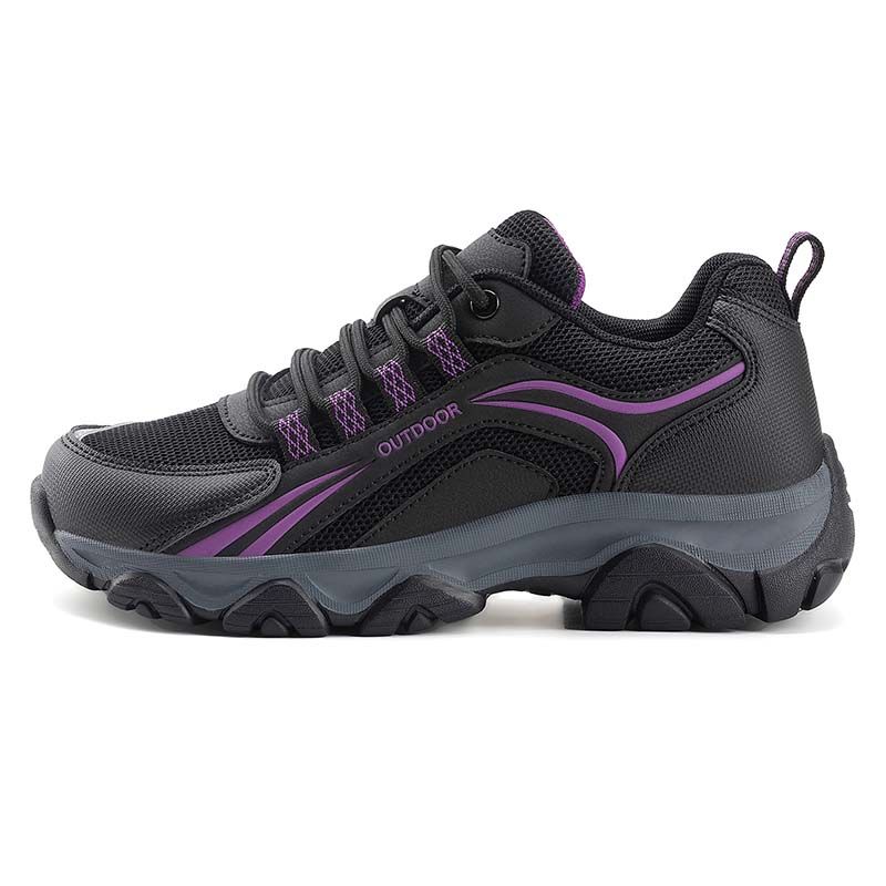SHANDIAN - Zapatillas de mujer trekking para Rojo.