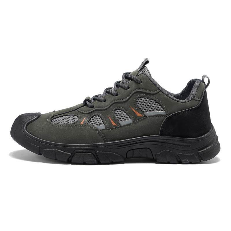 SHANDIAN - Zapatillas de Trekking para hombres Gris.