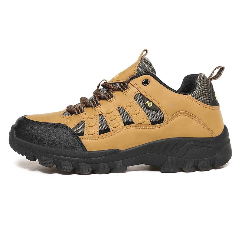 SHANDIAN - Zapatillas de Trekking para hombres Café.