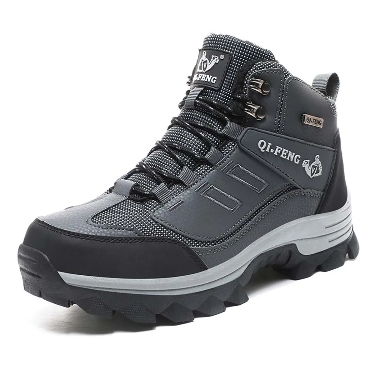 SHANDIAN - Zapatillas de Trekking para hombres Negro.
