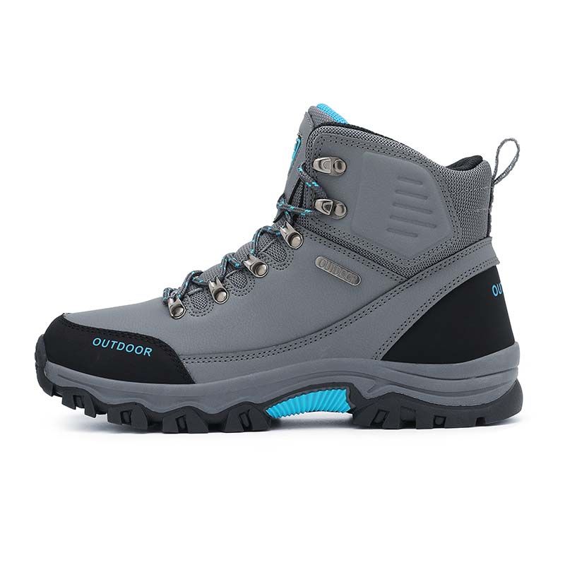 SHANDIAN - Zapatillas de Trekking para hombres Gris.