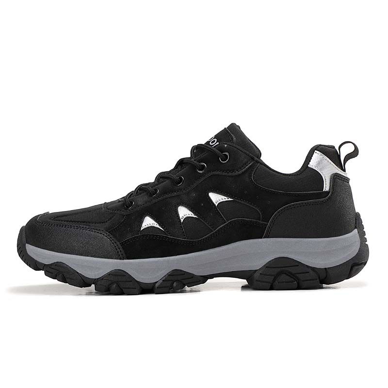 SHANDIAN - Zapatillas de Trekking para hombres Negro.