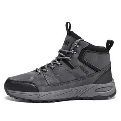 SHANDIAN - Zapatillas de Trekking para hombres Gris.