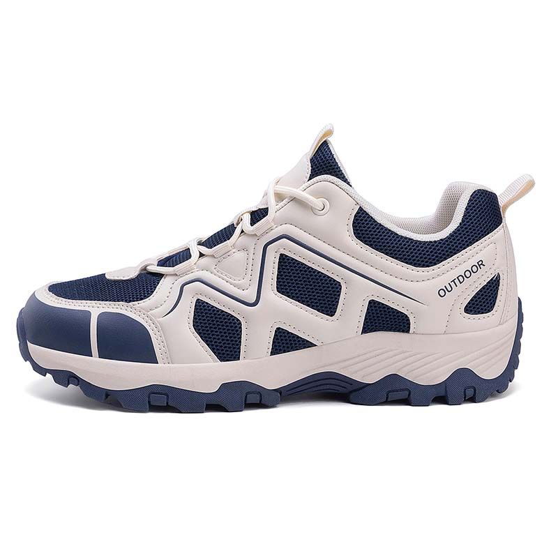 SHANDIAN - Zapatillas de Trekking para hombres Azul.