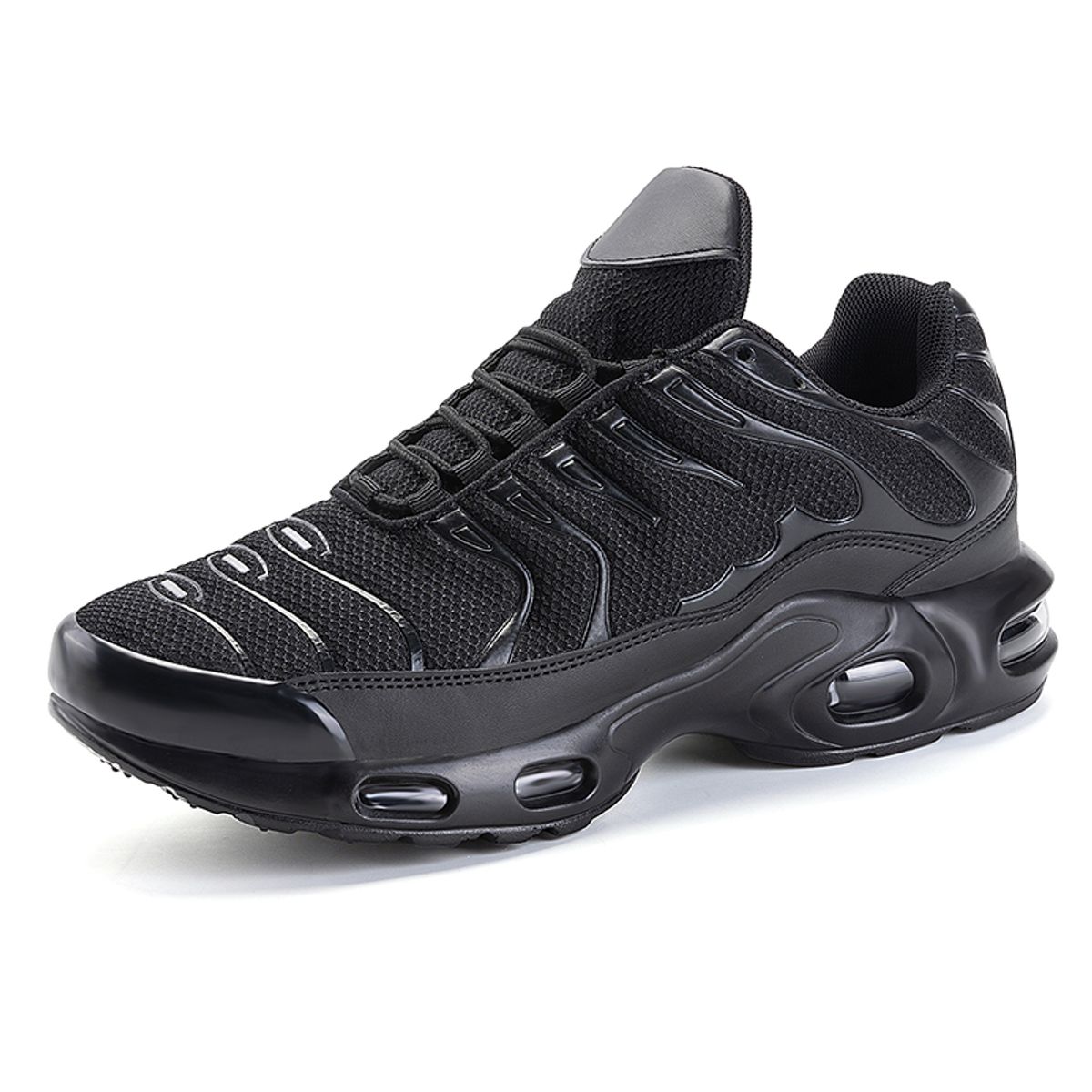 SHANDIAN - Zapatillas de Trekking para hombres Negro.