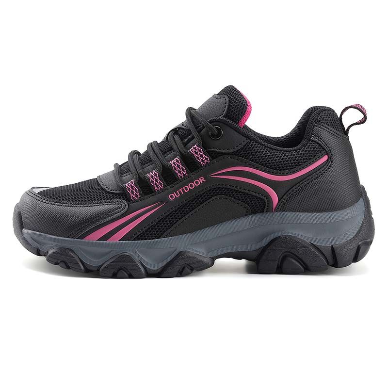 SHANDIAN - Zapatillas de mujer trekking para Rojo.