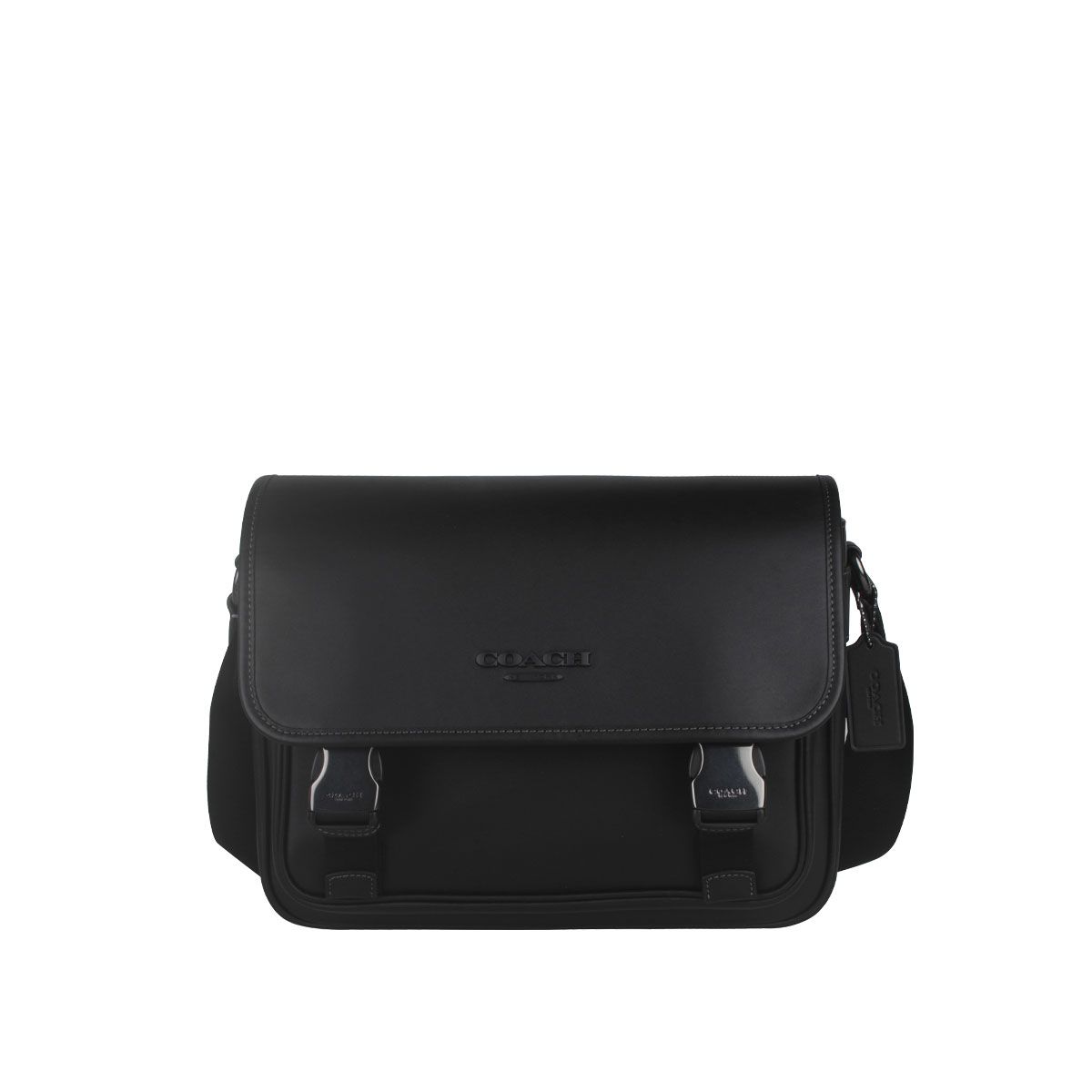 COACH - Coach Racer Mensajero Hombres Bolso Crossbody en Negro Cu110