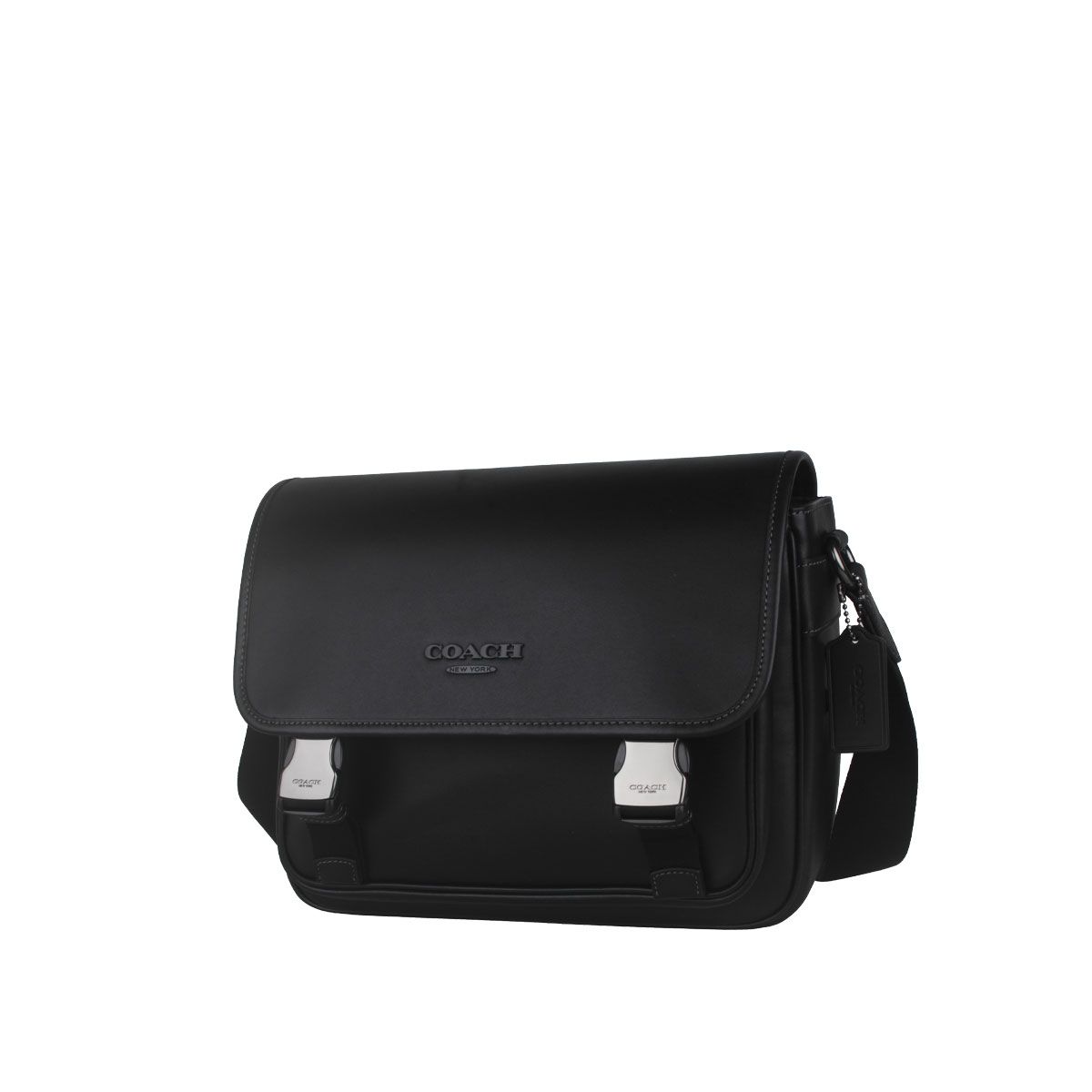 COACH - Coach Racer Mensajero Hombres Bolso Crossbody en Negro Cu110