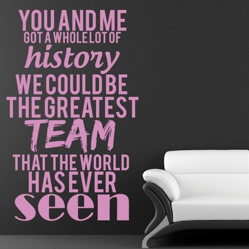 AVERY - One Direction History Song Lyrics Ws-40906