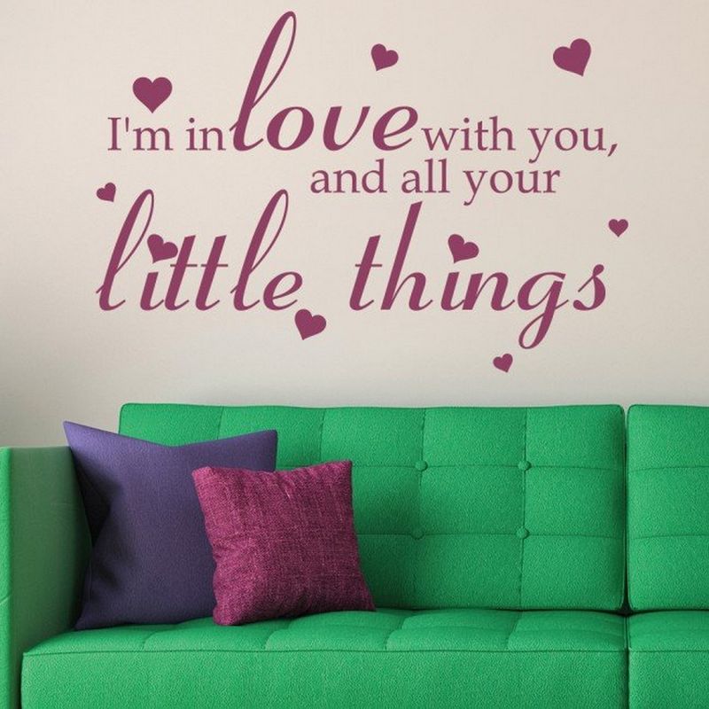 AVERY - One Direction Little Things Song Lyrics WS-40909