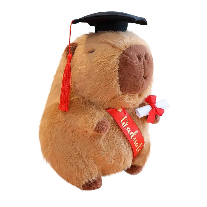 KUANGYE - Peluche Capibara Graduación Kawaii