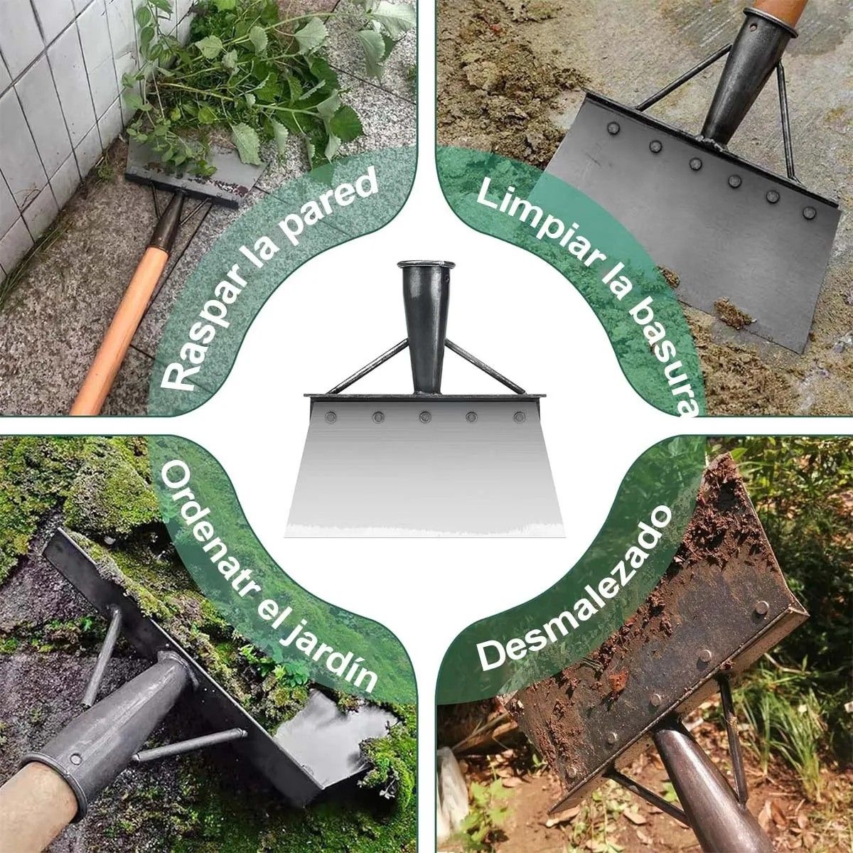 KUANGYE - Limpieza De Jardín Exterior Multifuncional 30×115×12 Cm