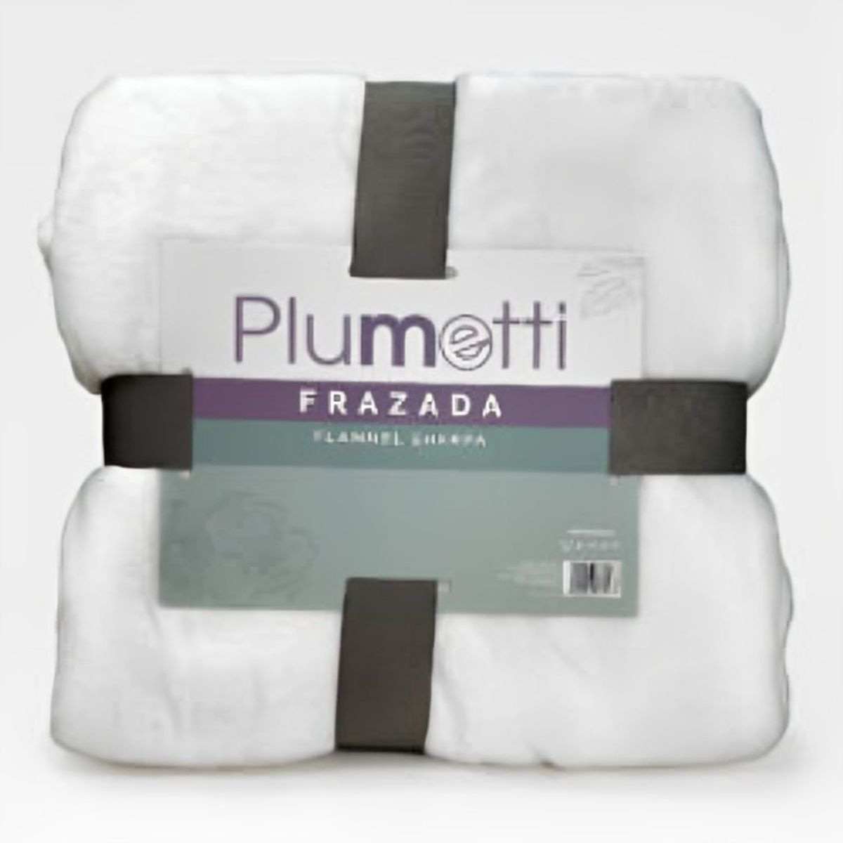 PLUMETTI - Frazada Flannel 1.5 Plazas / Blanco – Plumetti