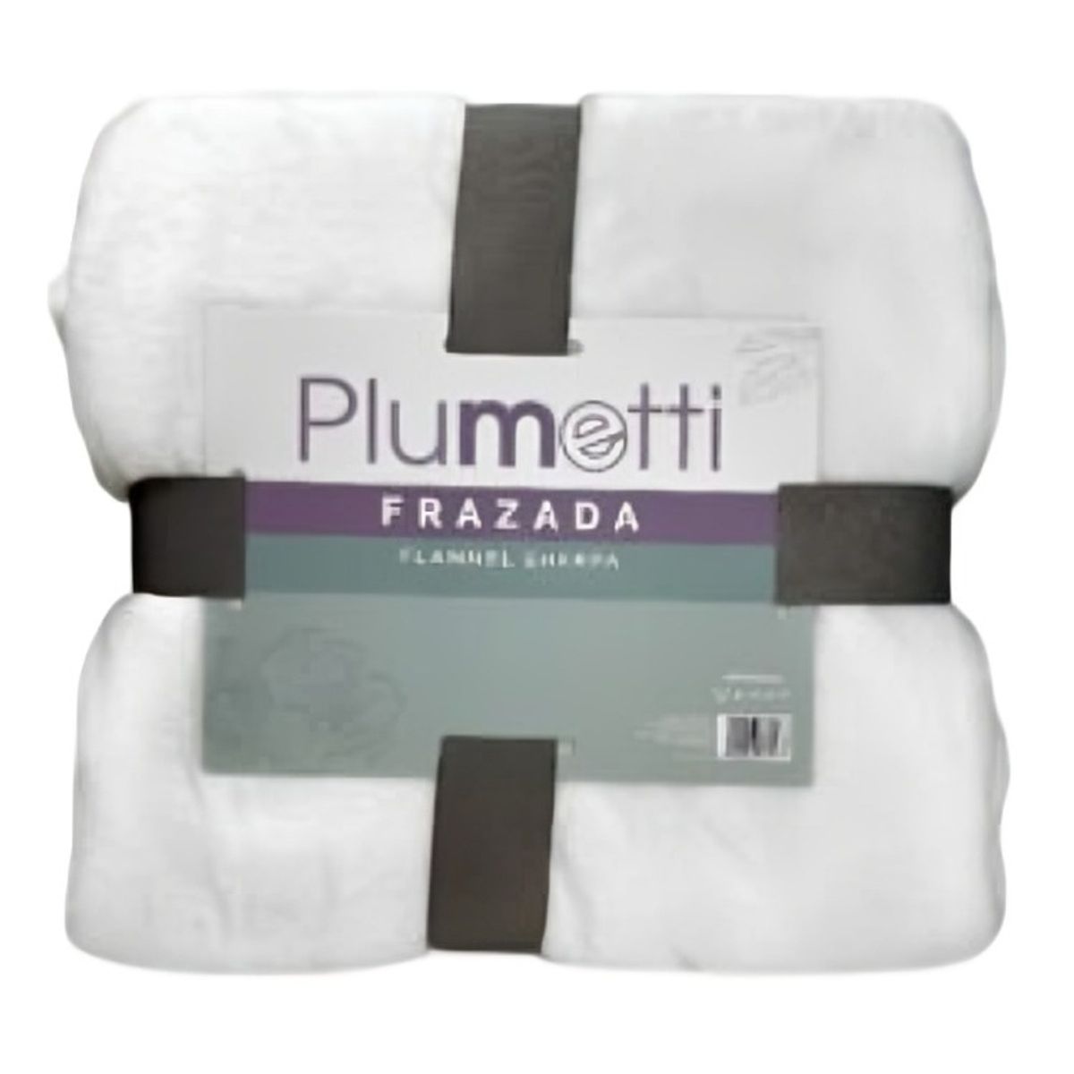 PLUMETTI - Frazada Flannel 1.5 Plazas / Blanco – Plumetti
