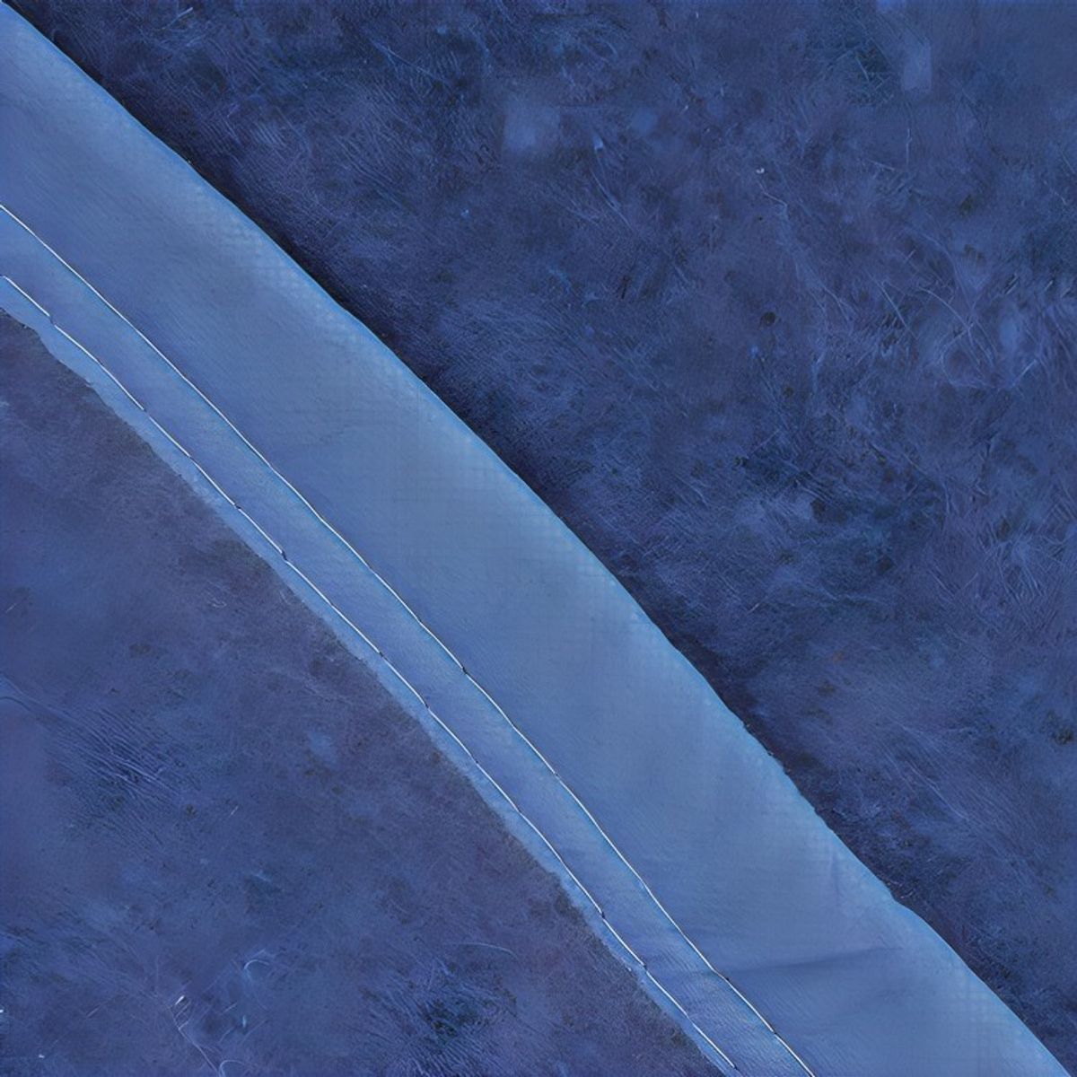 PLUMETTI - Frazada Térmica Queen  Líneas Azul  Plumetti