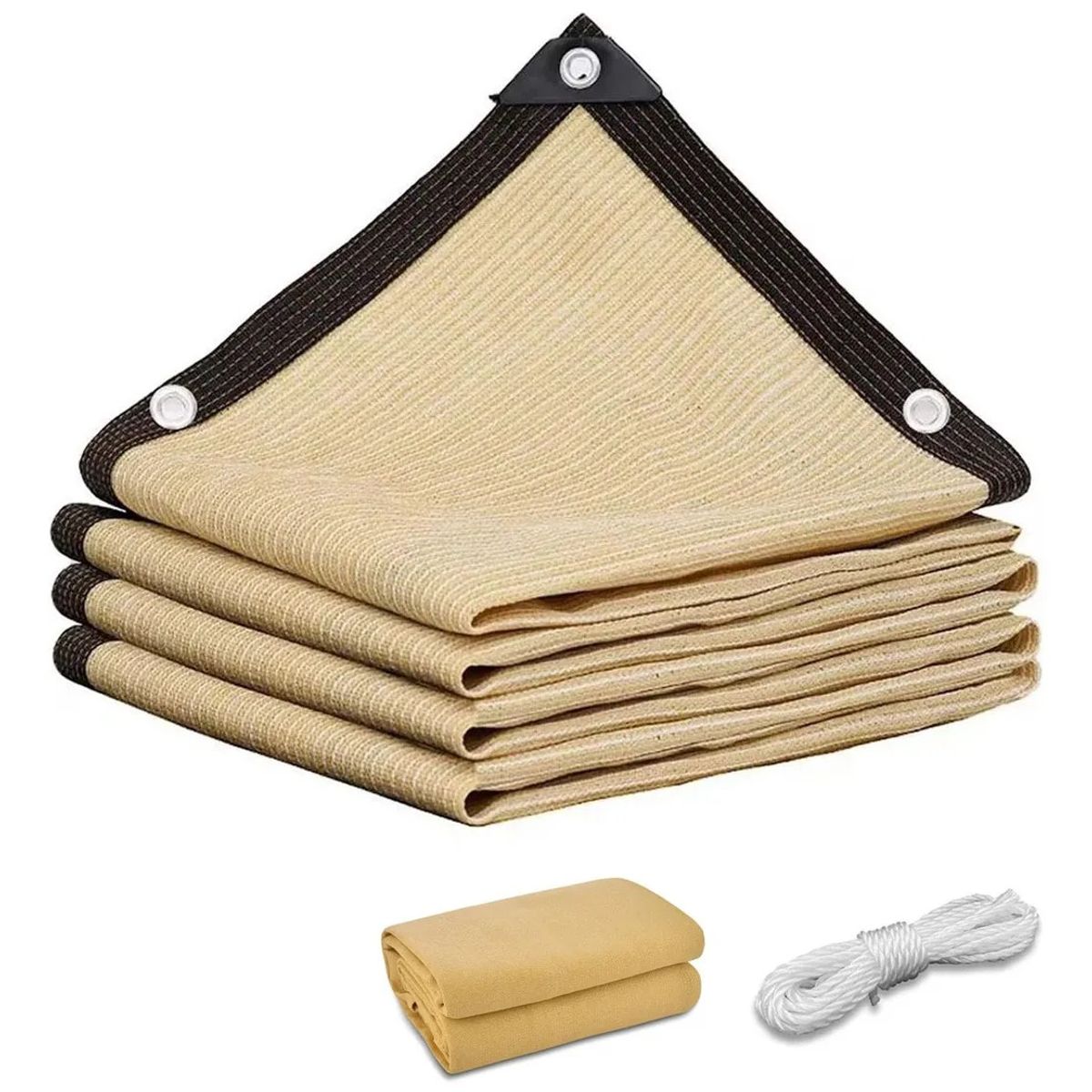 KUANGYE - Toldo Rectangular 3mx5m Sombra Cubierta Terraza Jardin Terraza