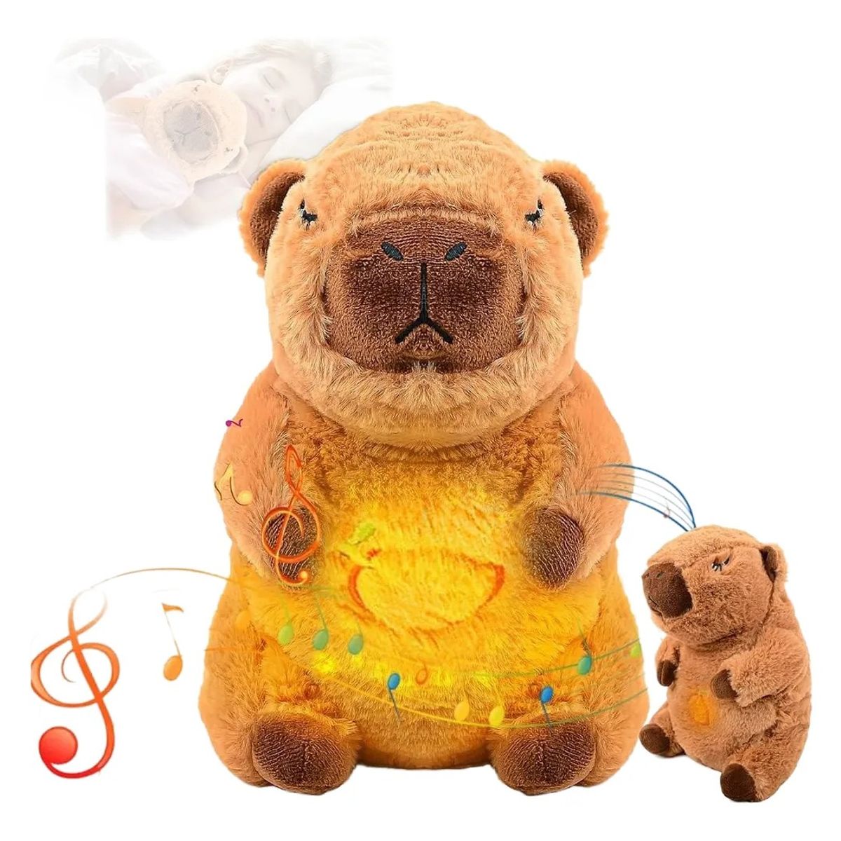 KUANGYE - Capibara Peluche Que Respira Calma Ansiedad Para Dormir