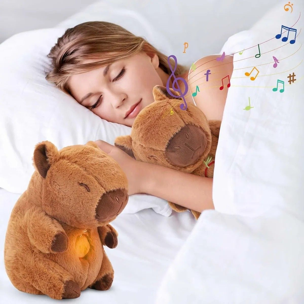 KUANGYE - Capibara Peluche Que Respira Calma Ansiedad Para Dormir