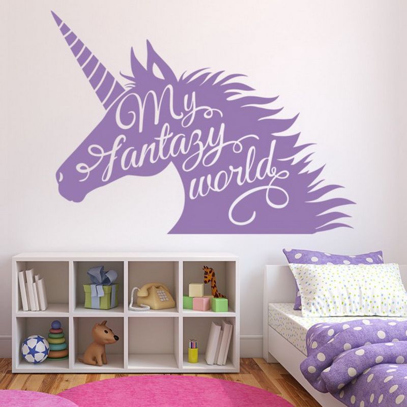 AVERY - My Fantasy World Unicorn Quote Ws-46771