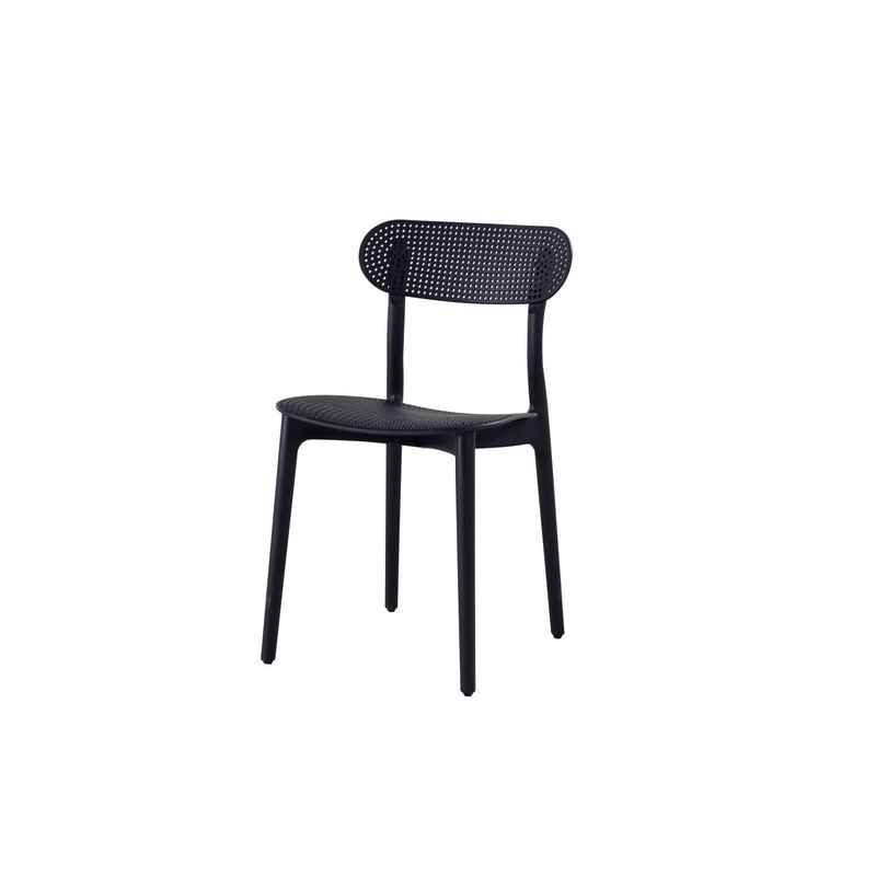 PLOS - Silla De Comedor Aprilia Plos Terraza Cocina Comedor Negro