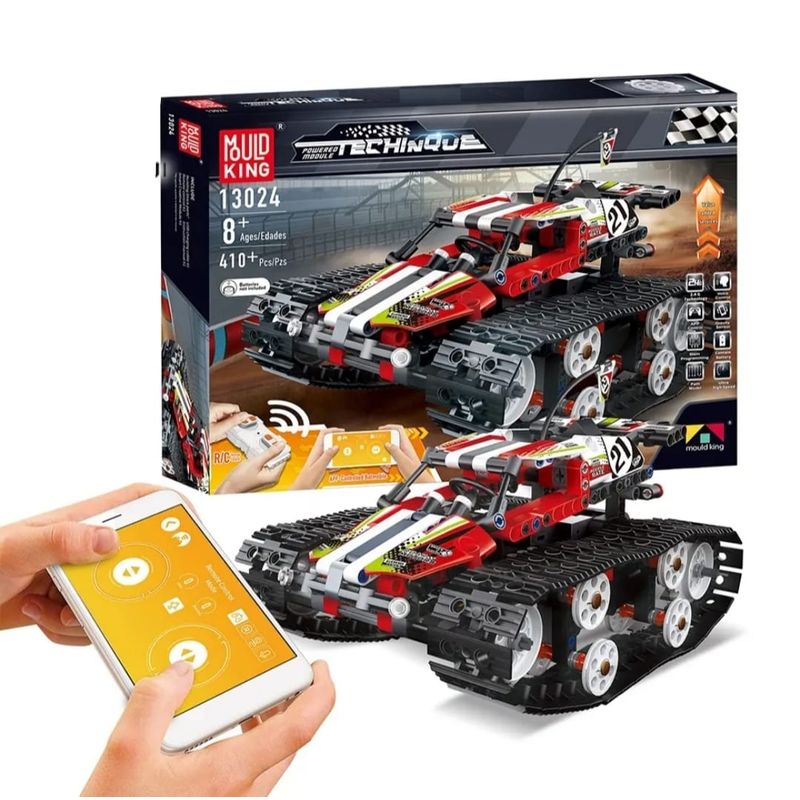 GENERICO - AUTO CONTROL REMOTO ARMABLE +415 PIEZAS CON BATERIA