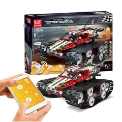 GENERICO - AUTO CONTROL REMOTO ARMABLE +415 PIEZAS CON BATERIA