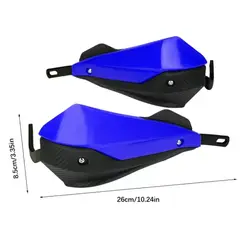 GENERICO - Protector para manillar de motos cubrepuños AZUL