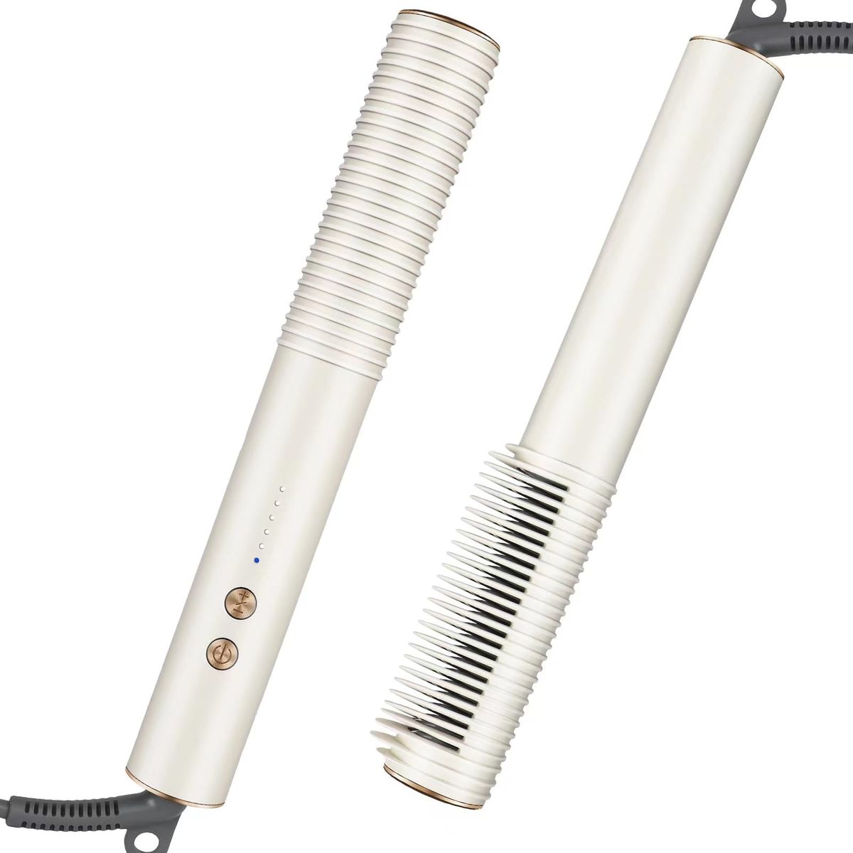 EVERSO - Plancha Rizadora 2 En 1 Elegance Cepillo Y Rizadora De Pelo