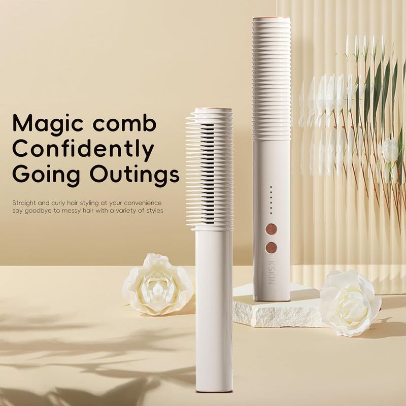 EVERSO Plancha Rizadora En Elegance Cepillo Y Rizadora De Pelo